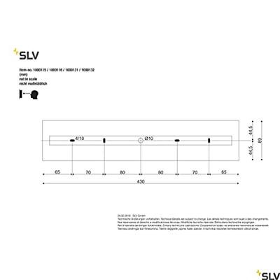 SLV Richtbare spotsKalu Led 3-lichts - 3x47w zwart - 1000131