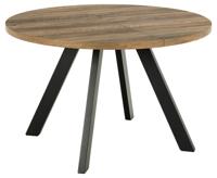 Bendt Uitschuifbare Ronde/Ovale Eettafel 'Lauge' Eikenlook, 120-210 x 75cm - thumbnail
