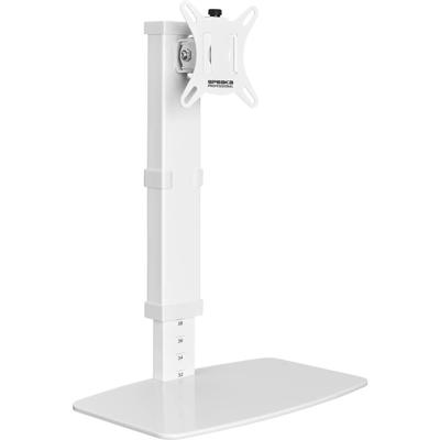 SpeaKa Professional SP-TMS-201 Monitorvoet 43,2 cm (17) - 81,3 cm (32) Wit In hoogte verstelbaar, Kantelbaar en zwenkbaar