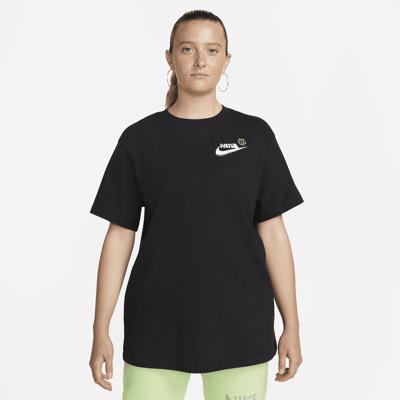 Nike Sportswear T-Shirt Dames - Maat XS - Kleur: Zwart | Soccerfanshop