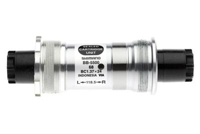 Shimano BB-5500 Trapas 118.5 mm ITA - Zilver Shimano BB-5500 Trapas 118.5 mm ITA - Zilver