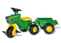 Rolly Toys rollyTrac John Deere traptrekker met aanhanger - thumbnail