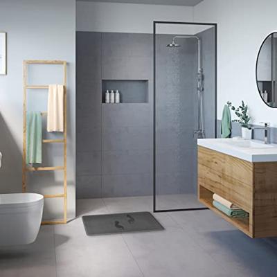 Cornat Kiezelgoer Badmat 60X39X1Cm Grijs - KGPLGOH