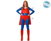 Kostuums voor Volwassenen Superheld Vrouw - Maat: XL - Maat: XL - thumbnail