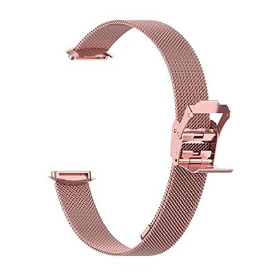 Fitbit Luxe - Milanese bandje met klemsluiting - Rosé goud Fitbit Luxe - Milanese bandje met klemsluiting - Rosé goud