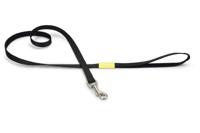 Hondenriem Uni 120cm x 15mm zwart - thumbnail