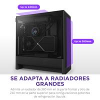 ATX Semi-toren doos NZXT H510 Zwart - thumbnail