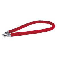 Showgear Showgear Velvet Rope Silver Hook Rood - thumbnail