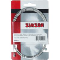 Simson Binnenkabel rem 2250 mm rvs zilver - thumbnail