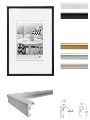 walther+ design KW330H Wissellijst Papierformaat: 30 x 30 cm Wit