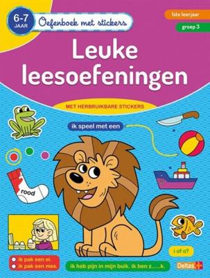 Oefenboek met stickers - leuke leesoefeningen 6-7 jaar