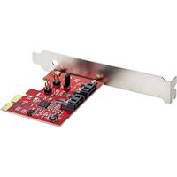 Renkforce RF-4679590 2 poorten RAID-controller PCIe x4 Geschikt voor: SATA SSD Incl. Low-Profile slotplaat - thumbnail