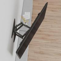 Hama Tv-muurbeugel Draaibaar Kantelbaar Uittrekbaar 305cm (120) Tot 100 Kg - thumbnail