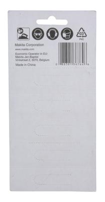 Makita D-35302 Schaafbeitels HM VE=10 Makita D-35302 Schaafbeitels HM VE=10