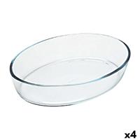 Ovenschaal Pyrex Classic Vidrio Transparant Glas Ovaalvormig 40 x 28 x 7 cm (4 Stuks) - thumbnail