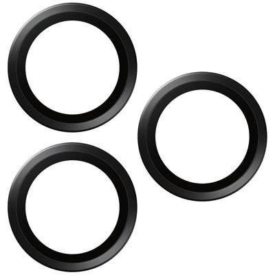 PanzerGlass™ Ti Hoops camera lensbeschermer voor Apple iPhone 15 Pro | Pro Max - bescherming met stijl, schokbestendig glas, zwart titanium
