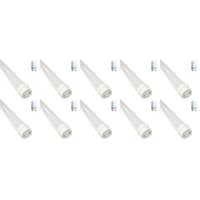 LED TL Buis T8 150cm 22W Natuurlijk Wit 4200K - 10 Pack met Starter - thumbnail
