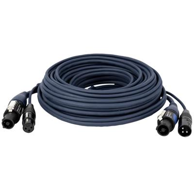 DAP Powercon/XLR audio combikabel 10m