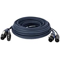 DAP Powercon/XLR audio combikabel 10m - thumbnail