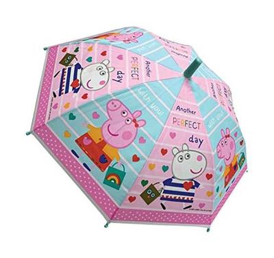 Nickelodeon paraplu Peppa Pig meisjes 38 cm staal/polyester roze Nickelodeon paraplu Peppa Pig meisjes 38 cm staal/polyester roze
