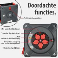 Brennenstuhl Professional Bouwplaats kabelhaspel | KA 3110 5 | IP44 | 33m | H07BQ-F 3G1.5 - 9201330210 - thumbnail
