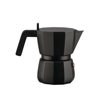 Alessi Moka Espresso koffiezetter 3 kops zwart Alessi Moka Espresso koffiezetter 3 kops zwart