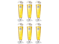 Warsteiner Bierglazen op Voet - 300 ml - 6 stuks - thumbnail