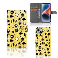 Telefoonhoesje met Naam iPhone 15 Plus Punk Geel - thumbnail