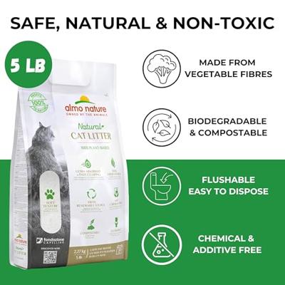 Almo Nature CatLitter 76 kattenbak, 2,27 kg, eenheidsmaat