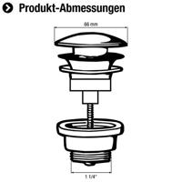 Cornat Drukknop Afloop Noir 1 1/4 - T3174211 - thumbnail