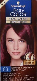 Schwarzkopf Schwarzkopf Poly Color Semi Permanente Haarverf nr. 83 Donker Kersenrood