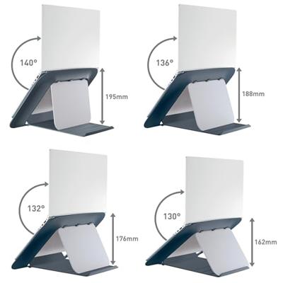 Leitz Ergo Cosy Laptopstandaard In hoogte verstelbaar Leitz Ergo Cosy Laptopstandaard In hoogte verstelbaar