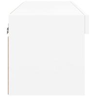 Tv-meubel met LED-verlichting 60x30x30 cm wit - thumbnail