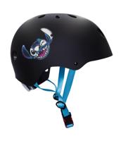 Kinderhelm Stitch Zwart/Blauw Fietshelm - 52-56 cm (M) - thumbnail