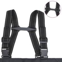 VidaXL Waadpak met laarzen en riem maat 42 zwart - thumbnail