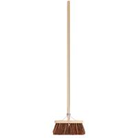 Talen Tools Bezem natuurvezel 29 cm met steel 140 cm - thumbnail