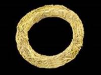 Krans stro d30cm naturel - thumbnail