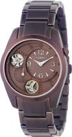 Horlogeband Fossil ME1024 Roestvrij staal (RVS) Bruin 18mm - thumbnail