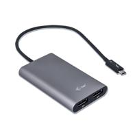 i-tec Thunderbolt 3 Adapter [1x Thunderbolt 3 - 2x DisplayPort] I-TEC THUNDERBOLT 3 Dual DP VideoAdapter 0 m - thumbnail