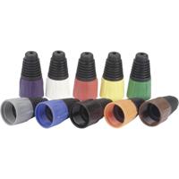 Neutrik BSX-SET/MIX Spanhulzen Zwart, Bruin, Rood, Oranje, Geel, Groen, Blauw, Violet, Grijs, Wit 10 stuk(s) - thumbnail