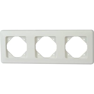 Kopp 303313087 Frame 3-voudig Europa Arctisch-wit, Mat 1 stuk(s)