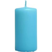 Creativ Company Kaarsen, h: 100 mm, d 50 mm, lichtblauw, 12 stuk/ 1 doos - thumbnail