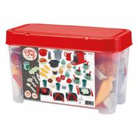 ECOIFFIER eettafel set 70 stuks meerkleurig - thumbnail