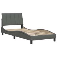 Bedframe zonder matras 90x190 cm stof donkergrijs - thumbnail