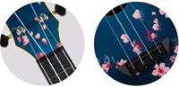 Flight Travel Series TUC Sakura concert ukelele met gigbag - thumbnail