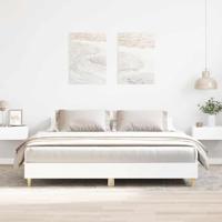 Bedframe zonder matras 160x200 cm spaanplaat wit - thumbnail