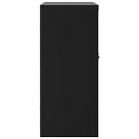 Archiefkast 79x40x90 cm staal zwart - thumbnail