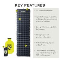 Nemo Tensor Extreme Conditions Regular Slaapmat Black/Birch Bud/Citron Regular - thumbnail
