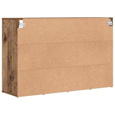 Schoenenkast met plank Oudhout 103 x 30 x 67 cm Bewerkt hout