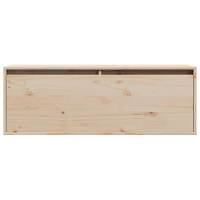 Wandkast 100x30x35 cm massief grenenhout